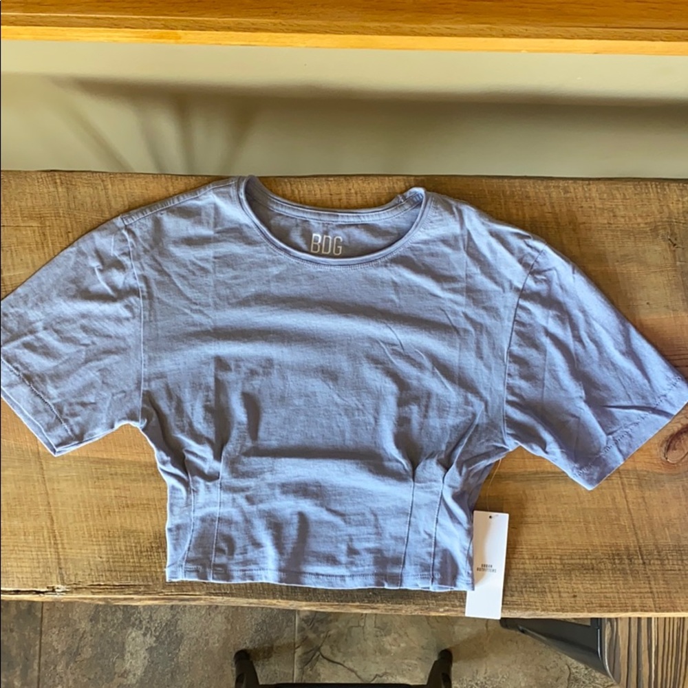 BDG NWT Dahlia darted crop tee